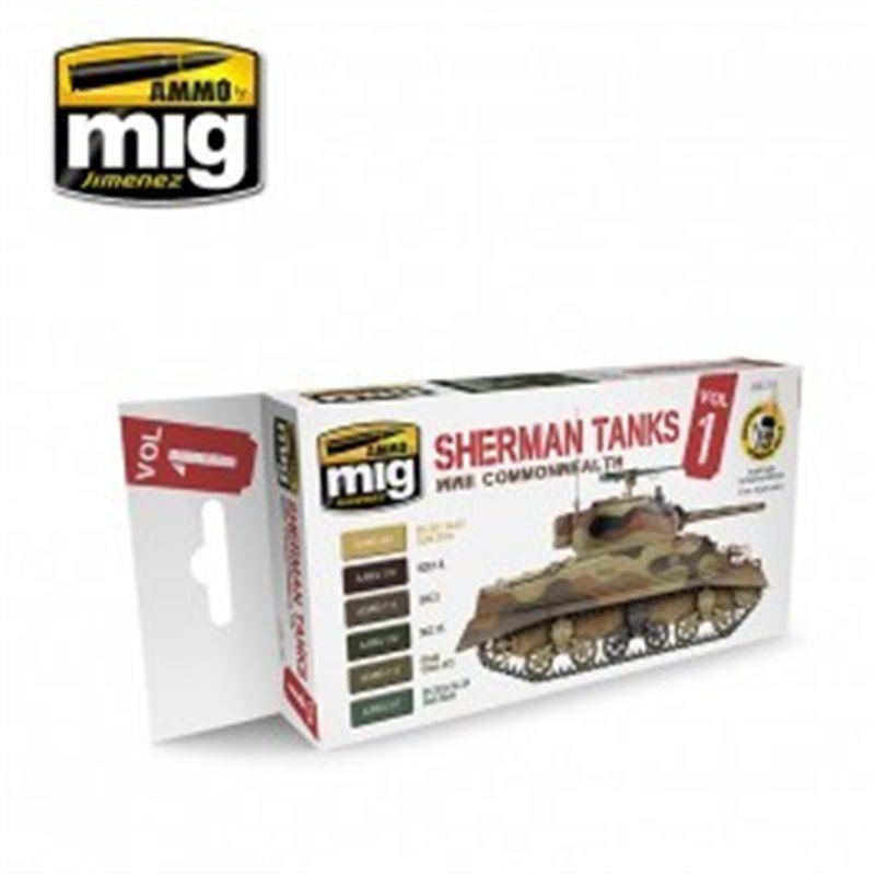 Set Sherman Tanks Vol. 1 (WWII Commonwealth)