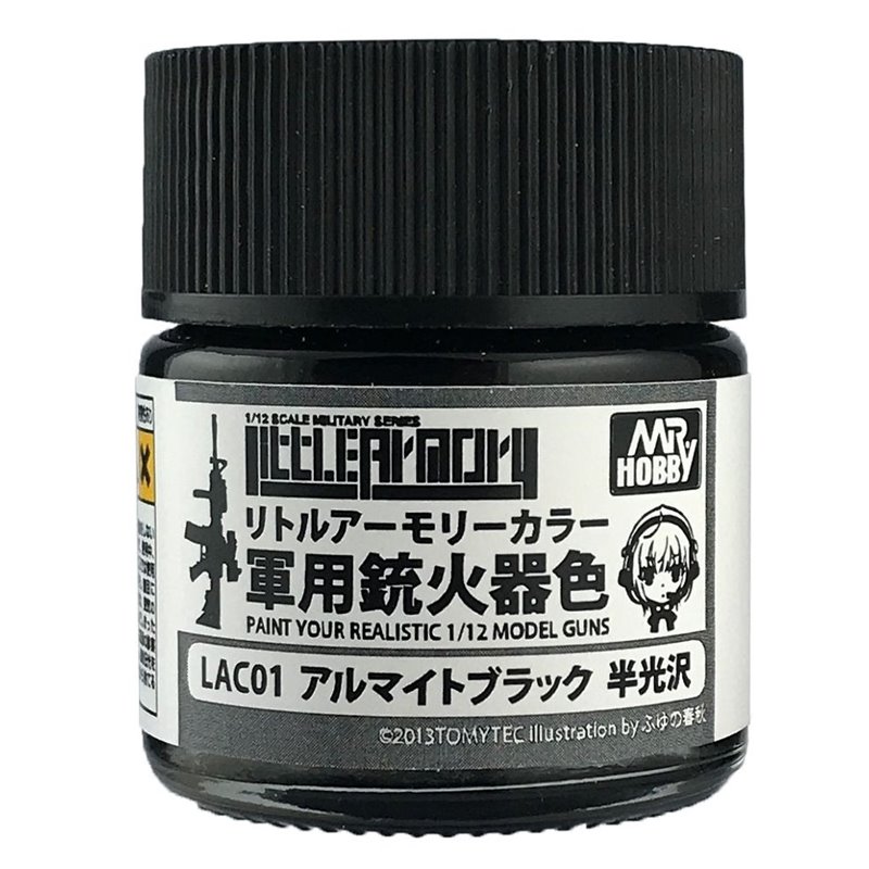 Pintura Mr-Hobby Mr Color Special Set LAC-01 - Alumite Black