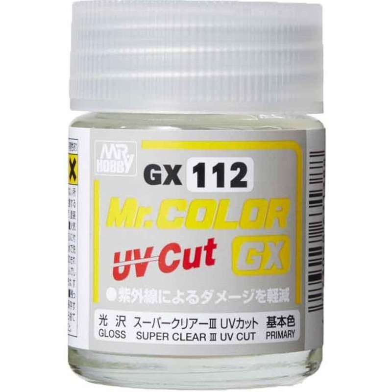 Mr. COLOR GX SUPER CLEARⅢ UV CUT GLOSS