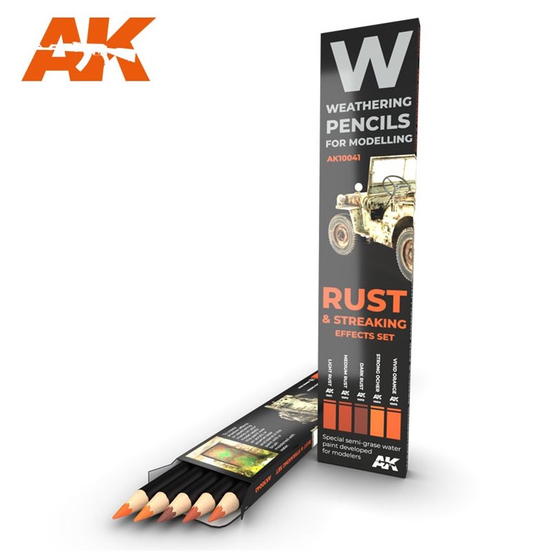 Set de Lápices Rust & Streaking: Effects set Ak Intereactive