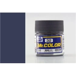 C32- Mr. Color -Dark Gray (2) 10ml