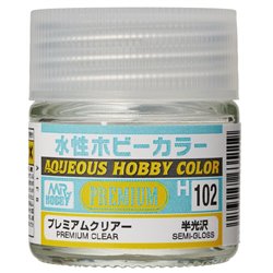 H102 AQUEOUS HOBBY COLOR PREMIUM CLEAR (SEMI-GLOSS)