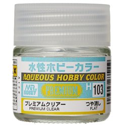 H103 AQUEOUS HOBBY COLOR PREMIUM CLEAR (FLAT)