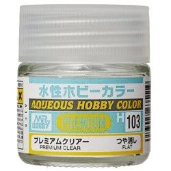 Pintura Mr-Hobby AQUEOUS HOBBY COLOR H103 - barniz premium clear flat