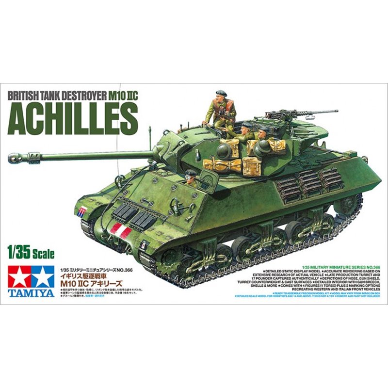 Maqueta de tanque Tamiya 1/35 British M10 IIC Achilles