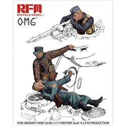 1/35 Figures for PANTHER G, Fallen Resin