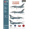 1/48 Decals Lockheed-Martin F-16C Blizzard Aggressors