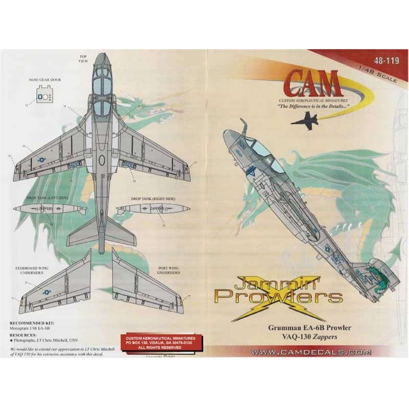 1/48 Decals Grumman EA-6B Prowler