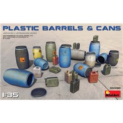 1/35 PLASTIC BARRELS & CANS