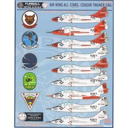 1/48 decals Air Wing All Stars Cougar Trainer CAG 