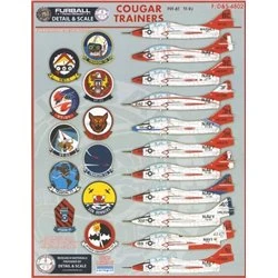 1/48 decals Cougar Trainers 