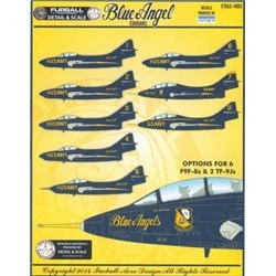 1/48 decals Blue Angel Cougars