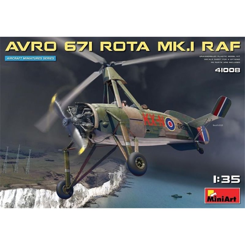 Maqueta de helicoptero Miniart 1/35 Avro 671 Rota Mk.I RAF