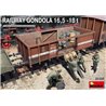 Miniart 1/35 Railway Gondola 16,5-18t with Figures & Barrels