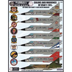 Calcas 1/48 “Colors and Markings of USAF Convair F-102As "