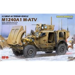 Rye Field Model 1/35 U.S MRAP All Terrain Vehicle M1240A1 M-ATV With full interior