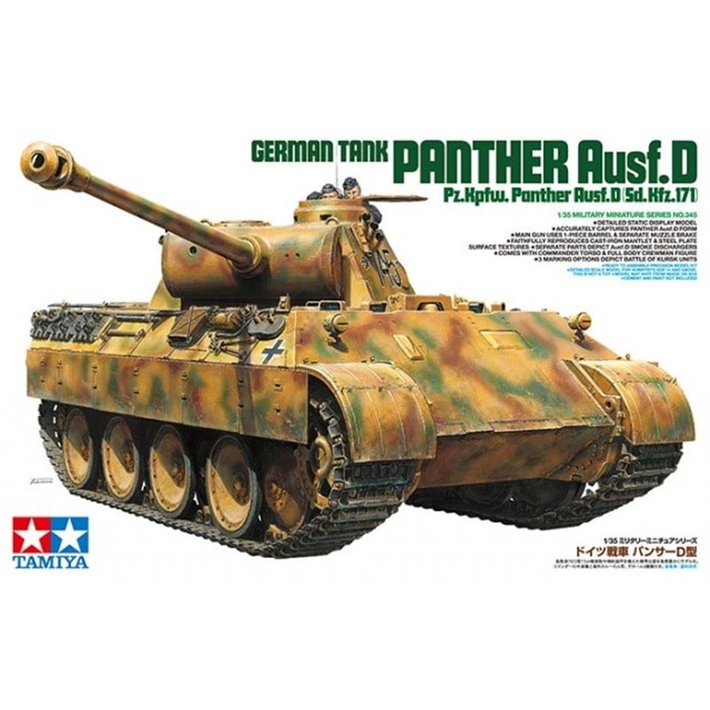 1/35 GERMAN MEDIUM TANK PANTHER AUSF. D