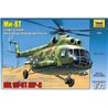 Maqueta de helicoptero Zvezda1/72 Soviet Multi-Role Helicopter Mi-8T Hip-C