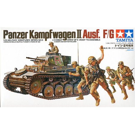 Maqueta 1/35 German Panzer Mk. II Ausf.F/G de Tamiya - Robotines