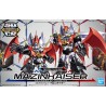 Maqueta SD Cross Silhouette Mazinkaiser de Bandai, en pose dinámica con accesorios