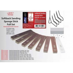 SOFTBACK SANDING SPONGE STICK FULL SET (220-4000, 8 PADS IN 1 PACK)