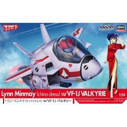 1/24 LYNN MINMAY (CHINA DRESS) W/VF-1J VALKYRIE (EGGPLANE)