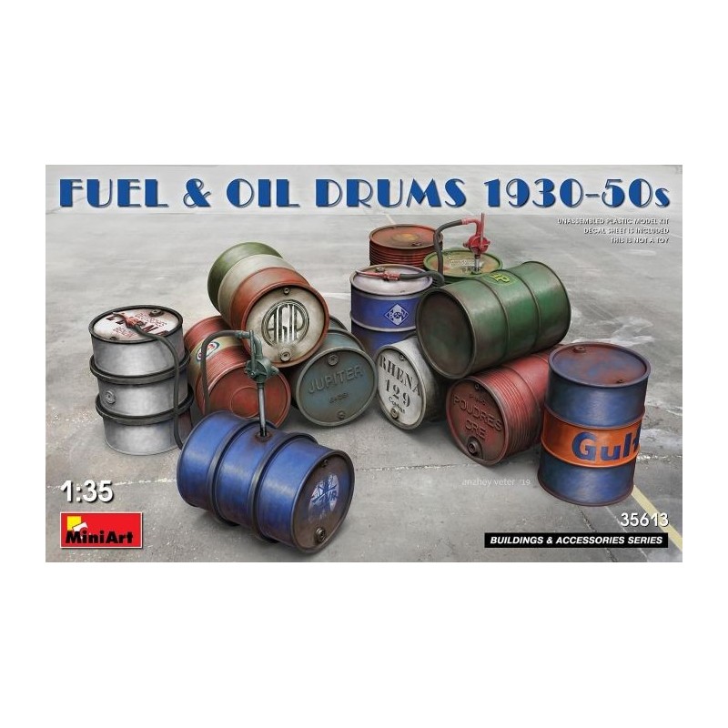 1/35 FUEL & OIL DRUMS 1930-50S