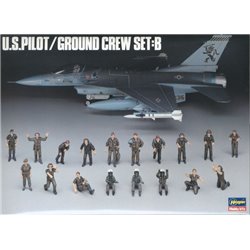 1/48 US PILOT/GROUND CREW SET B