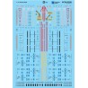 1/48 Decals Grumman F-14 Tomcat Data Sheet: Contains Un-Armed Missile Markings [F-14A F-14B F-14C F-14D]