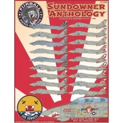 1/72 decals “VF-111 Sundowner Anthology"  F-14A