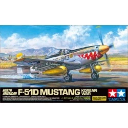 Tamiya 1/32 North American F-51D Mustang Korean War airccraft model kit