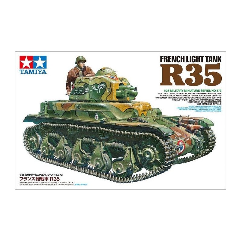 Tamiya 1/35 French Light Tank R35 model kit