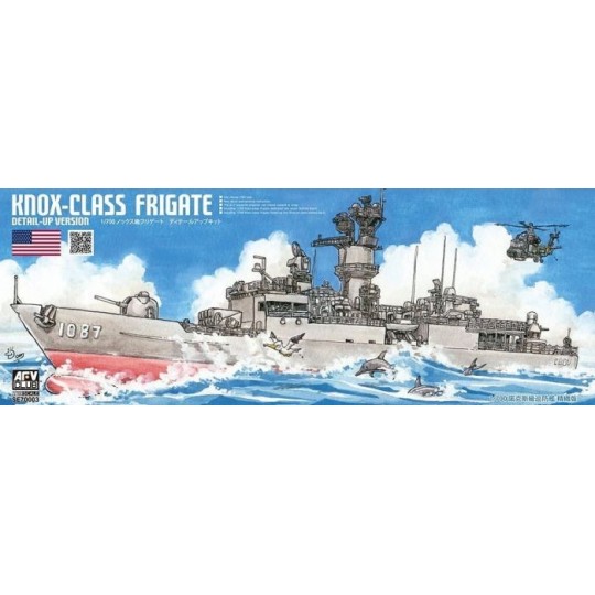 AFV Club 1/700 KNOX CLASS FRIGATE DETAIL UP VERSION