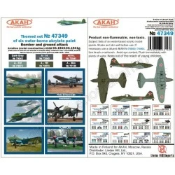 Set de Pinturas USSR attack and bomber aircraft: summer 1940 - summer 1941