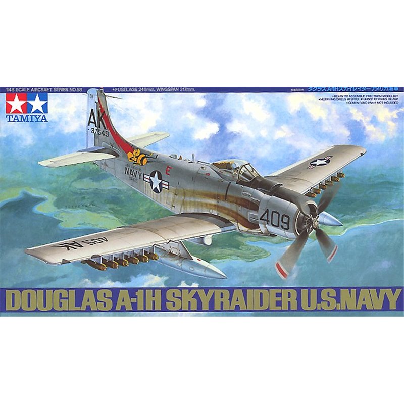 Tamiya 1/48 Douglas A-1H Skyraider U.S. Navy