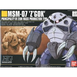 Bandai 1/144 HGUC Z'Gok Production Type Gundam model kit