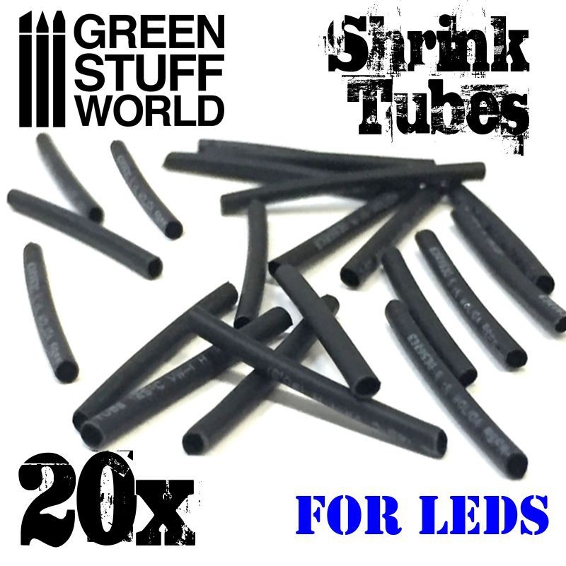 Shrink tubes for LED connections