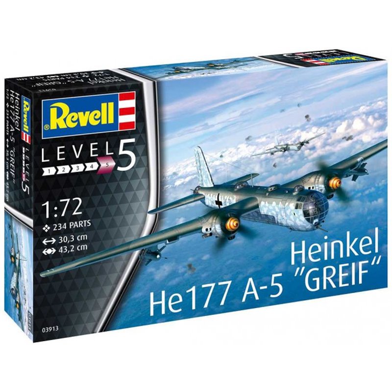 Maqueta de avión Revell 1/72 Heinkel He177 A-5 Greif