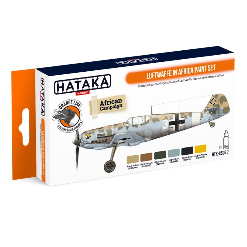 Hataka Luftwaffe in Africa paint set