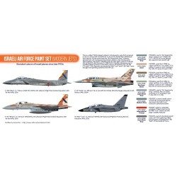 Hataka Israeli Air Force paint set (modern jets)