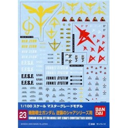 GD-23 1/100 CHAR'S COUNTER ATTACK MG SERIES DECAL