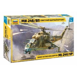 Maqueta de Helicoptero Zvezda 1/48 Mi-24V/VP Soviet Attack Helicopter