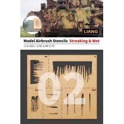 WEATHERING AIRBRUSH STENCILS 2