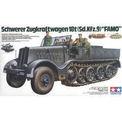 Maqueta 1/35 Sd.Kfz.9 FAMO Tamiya - Modelo de vehículo blindado alemán WWII