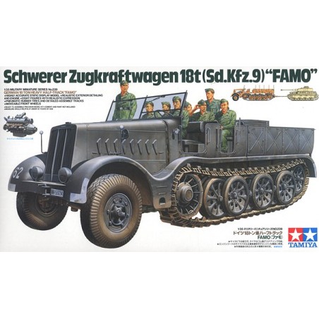 Tamiya 1/35 German 18t Half-Track (Sd.Kfz.9) "FAMO"