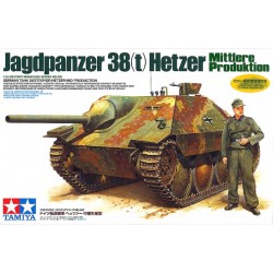 Tamiya 1/35 German Tank Destroyer Hetzer tank model kit