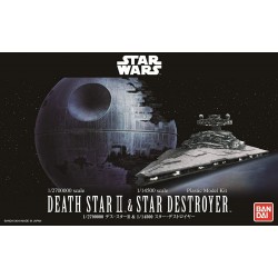 Bandai Star Wars Death II & Imperial Star Destroyer Model Kit