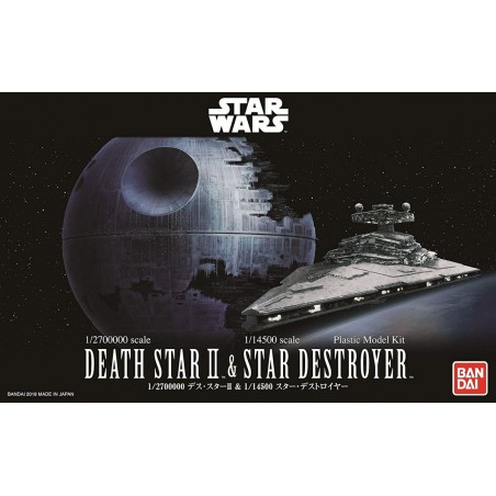 Maqueta Star Wars Death II & Imperial Star Destroyer