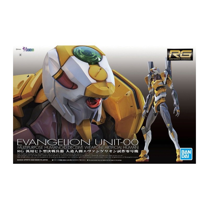 Maqueta Bandai RG All-Purpose Humanoid Decisive Battle Weapon Artificial Human Evangelion ProtoType Unit-00