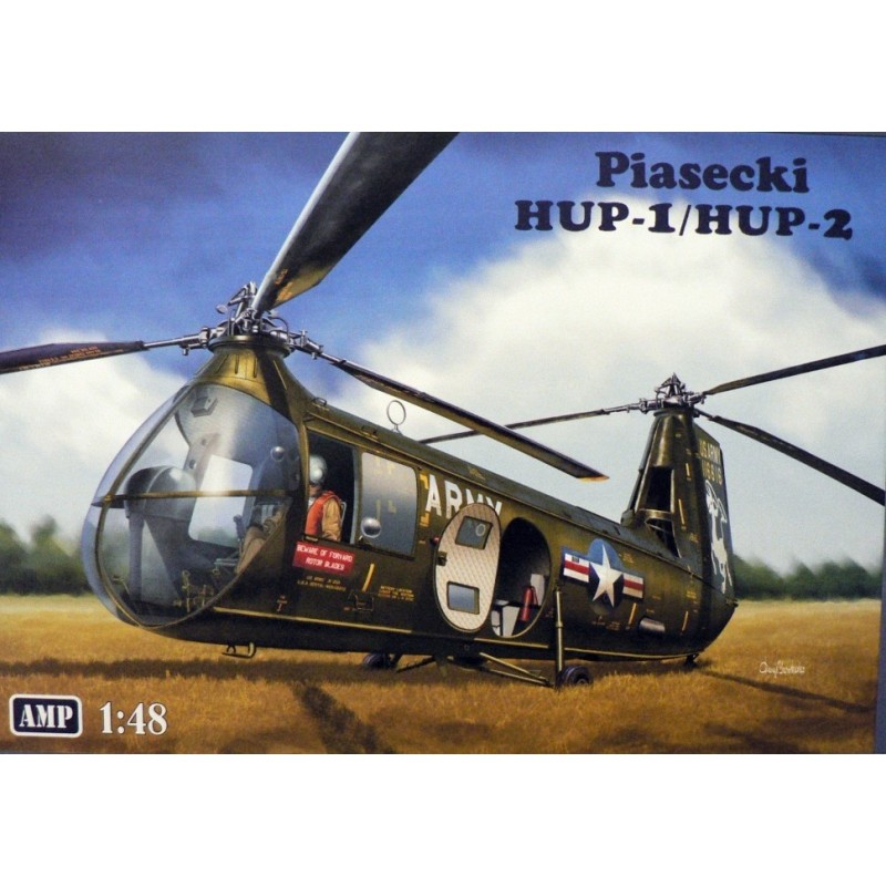 Maqueta de helicóptero 1/48 Piasecki HUP-1/HUP-2 de AMP